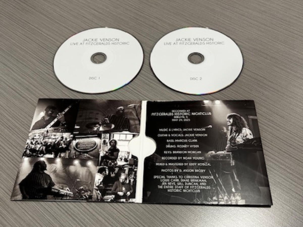 Jackie Venson Live at Fitzgeralds Historic 2 disc CD